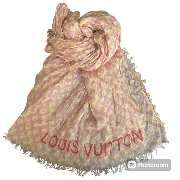 Louis Vuitton Accessories - 🧣  Louis Vuitton Monogram Cashmere / Silk Scarf LV  (Authentic) ~ Size OS 🧣